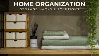 Home Organization Ideas IKEA MUJI amp More  Storage Hacks amp Solutions [upl. by Eenwahs33]