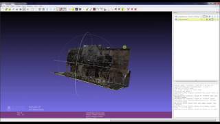 3D Laser Scanning  Meshing Point Clouds in Meshlab [upl. by Saihtam]