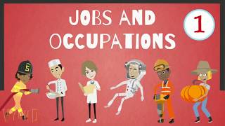 Jobs and Occupations for Kids  Jobs Vocabulary [upl. by Esorbma]