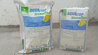 How to use kerakoll nanoflex aquastop  kerakoll monoflex aquastop  kerakoll waterproofing [upl. by Naivart]