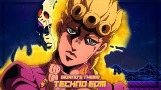 JoJos Bizarre Adventure  Golden Wind  Giornos Theme Techno EDM Remix [upl. by Efal]