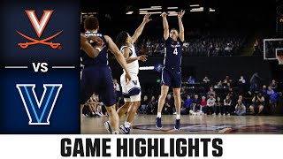 Virginia vs Villanova Game Highlight  202425 ACC Mens Basketball [upl. by Ariada465]