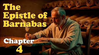 THE EPISTLE OF BARNABAS  Chapter 4  Audio amp Text [upl. by Ikkim]