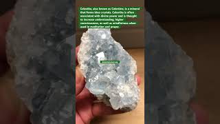 Beautiful Celestite Crystal geode celestite crystals stone shorts shortvideo powerful fyp [upl. by Bonnee]