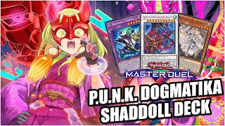 ¡INVOKED QUIÉN TE CONOCE PUNK Dogmatika Shaddoll Deck  YuGiOh Master Duel [upl. by Etyak597]