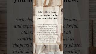 Life is like a book [upl. by Cazzie]