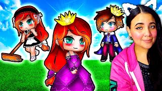 👑 PRINCESS ACADEMY 👑 Gacha Club Mini Movie Fantasy Story Reaction [upl. by Krista]