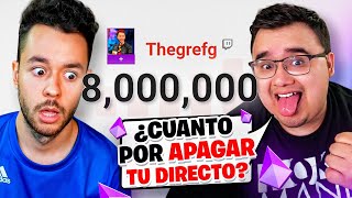 ELDED APAGA MI DIRECTO DE LOS 8000000 EN TWITCH  TheGrefg [upl. by Naitsyrk]