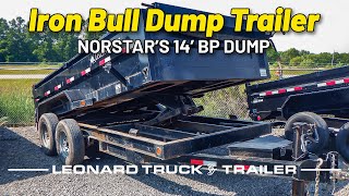 NORSTARS 14 FOOT TRAILER  Norstars Iron Bull Dump Trailer [upl. by Eiramesor765]