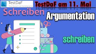 TestDaF am 11 Mai Schreiben Argumentation [upl. by Hesoj]