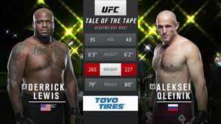 UFC Vegas 6 Lewis vs Oleinik Full Fight Highlights [upl. by Ynohtnakram]