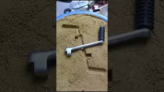 Metal Casting EP 59  molding  making Bike Kick molding  Experiment  metal casting [upl. by Munafo]