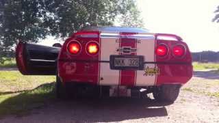 Corvette C4 sound  Straight pipes [upl. by Enaile]