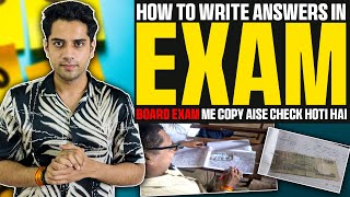 Board exam me copy kaise likhe   how to write exam like topper 🖊️ 🔥 [upl. by Divad]