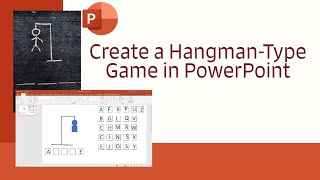 Create a HangmanType Game in PowerPoint [upl. by Lipkin]