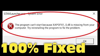 XAPOFX15dll is Missing amp was not Found in Windows 11  10 8  7  How To Fix xapofx15DLL Error [upl. by Licec]