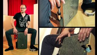 Learning Cajon  Push Pull Technique for Schlagwerk Heckstick by Martin Krendl [upl. by Eeroc]