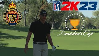 PGA Tour 2K23 Royal Montreal Golf Club 2024 Presidents Cup [upl. by Alexandrina]