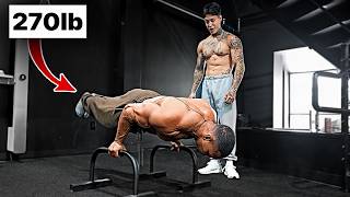 Body Builder VS Calisthenics  90 Degree Pushup Ft Larry Wheels [upl. by Vanhook]