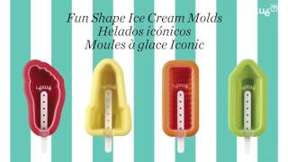 Iconic Ice Cream Shapes Moulds  Lékué TV [upl. by Il]