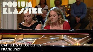 Camille amp Chloé Beniest  Franz Liszt  Hongaarse Rapsodie nr 2  Podium Klassiek [upl. by Eldrid]