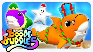 Baby Shark Holiday Song  More Xmas Nursery Rhymes for Kids by Boom Buddies [upl. by Ecart502]