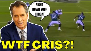 Cris Collinsworth INSANELY VULGAR Comment Goes VIRAL from Cowboys Eagles SNF Game [upl. by Trebreh]