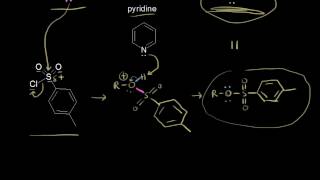 Preparation of mesylates and tosylates  Organic chemistry  Khan Academy [upl. by Claudina]