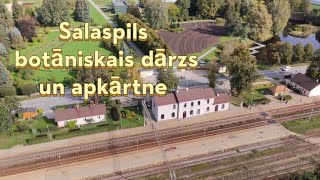 Salaspils botāniskais dārzs un apkārtne ar dji neo [upl. by Aerdnwahs]