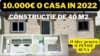 Cat costa sa construiești o casă in 2022 Suprafață 40 m2 un dormitor o baie sufragerie si bucătărie [upl. by Wooldridge]