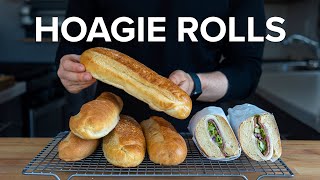 How to Make Proper Hoagie Rolls at home [upl. by Juley]