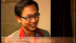 ANDREA CENTAZZO INTERVIEW quotON THE MICquot  VIETNAMESE TV IN ENGLISH [upl. by Ztirf]