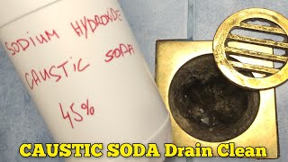 Caustic Soda Drain Pipe Cleaning [upl. by Novit]