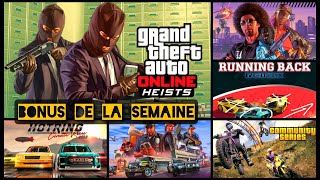 Bonus de la semaine du 21 nov au 27 nov  GTA Online [upl. by Aynam]