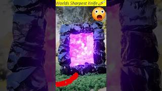 Worlds Sharpest Knife  Obsidian 😱 shorts trending facts [upl. by Notanhoj]