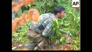 KOSOVO KLA SOLDIERS HOLD POSITIONS IN PROVINCE [upl. by Osithe414]