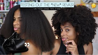 First Impressions of the NEW Revair  Blow Drying Thick  Dense Type 4 Hair 👀🥵 [upl. by Lleddaw700]