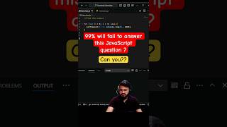 day61  Why 99 of the people fail to answer this javascript question coding reactjs frontend [upl. by Glory]