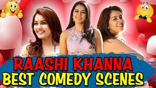 Raashi Khanna Best Comedy Scenes  South Indian Hindi Dubbed Best Comedy  Son Of Satyamurthy 2 Jil [upl. by Martin]