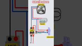 exhaust fanexhaust fan regulator connection shortsyoutubeshorts electrical electric [upl. by Naihtsirc810]