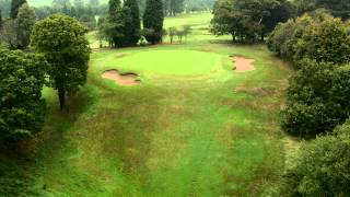 Brancepeth Castle Golf Course Flyover  Hole 15 [upl. by Sedda]