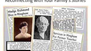 How To Find Your Family Stories in Newspapers  Genealogy Research Tutorial [upl. by Rab798]