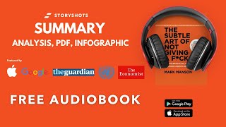 The Subtle Art of Not Giving A Fck Book Summary and Review  Mark Manson  Free Audiobook [upl. by Hege388]