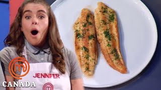 Cooking a Sole Meunière In 8 Minutes  MasterChef Canada  MasterChef World [upl. by Jeremy]