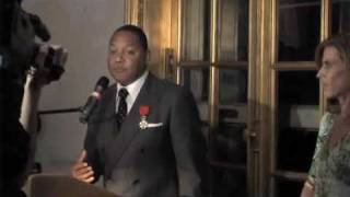 Wynton Marsalis Legion of Honor Medal Presentation Jon Hammond reporting [upl. by Aehsal]