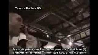 Eminem VS Kuniva  Freestyle Battle Subtitulado Al Español Con Explicaciones HipHop Shop [upl. by Harol]