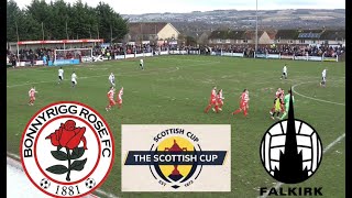 Bonnyrigg Rose vs Falkirk  Scottish Cup  Manager Interview 200124 [upl. by Vassell]