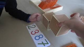 Le calcul magique montessori  système décimal banque montessori [upl. by Eibrik]