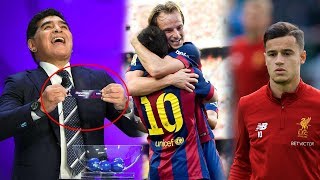 LO QUE NO SE VIO DEL SORTEO DE RUSIA  RAKITIC REACCIONA AL SORTEO  COUTINHO YA TIENE PRECIO [upl. by Leinnad]