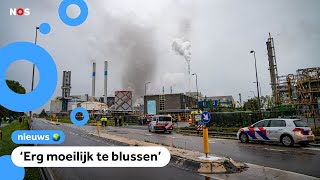 Brand bij grote afvaloven in Rotterdam zorgt voor problemen [upl. by Cassandra591]